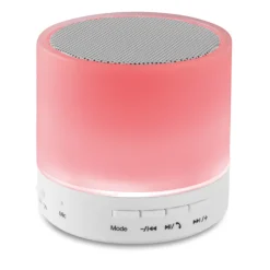 Gift Campaign Speaker gadget bluetooth in ABS con finitura gommata e luce LED Disco> Casse Personalizzate