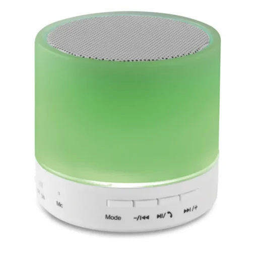 Gift Campaign Speaker gadget bluetooth in ABS con finitura gommata e luce LED Disco> Casse Personalizzate