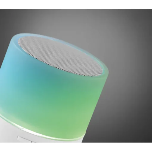 Gift Campaign Speaker gadget bluetooth in ABS con finitura gommata e luce LED Disco> Casse Personalizzate