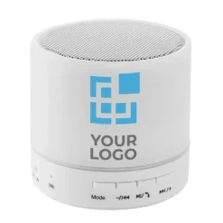 Gift Campaign Speaker gadget bluetooth in ABS con finitura gommata e luce LED Disco></noscript> Casse Personalizzate