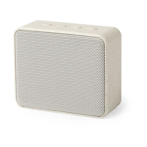 Gift Campaign Speaker in paglia di grano con supporti in gomma antiscivolo Earth> Casse Personalizzate