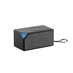 Gift Campaign Speaker portatile in ABS e tessuto con caricatore da 5Wcon logo Fancy></noscript> Casse Personalizzate