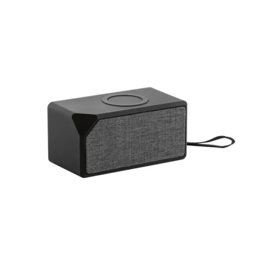 Gift Campaign Speaker portatile in ABS e tessuto con caricatore da 5Wcon logo Fancy> Casse Personalizzate