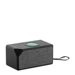 Gift Campaign Speaker portatile in ABS e tessuto con caricatore da 5Wcon logo Fancy></noscript> Casse Personalizzate