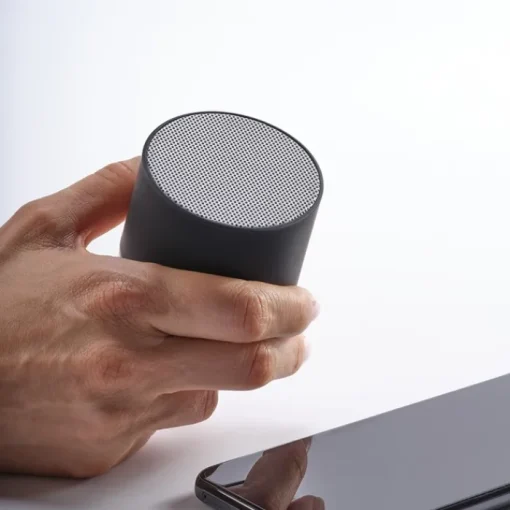 Gift Campaign Speaker portatile in abs riciclato con batteria al litio da 300 mAh> Casse Personalizzate