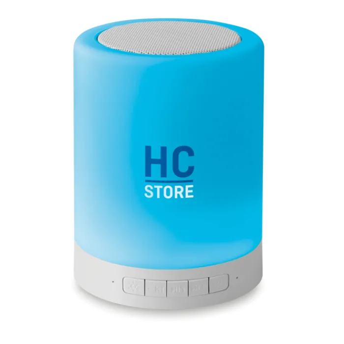 Gift Campaign Speaker promozionale da 3 W con luce touch a 6 colori (1,6W) Party> Casse Personalizzate