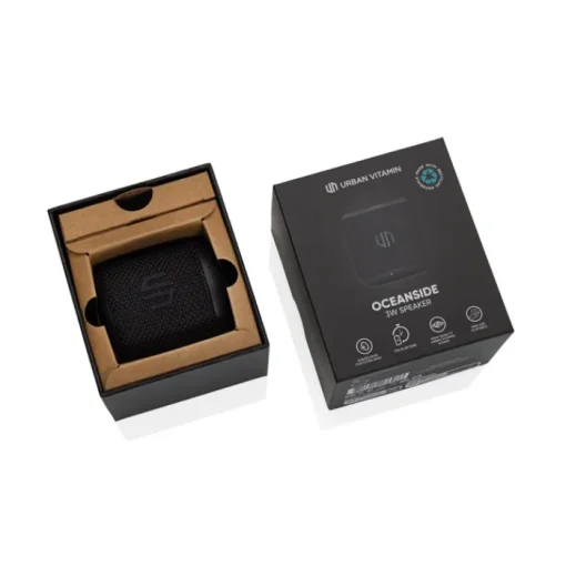 Gift Campaign Speaker promozionale tascabile in materiali riciclati 3W Oceanside> Casse Personalizzate
