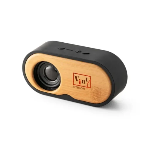 Gift Campaign Speaker 3W con connessione bt 5.0 in ABS riciclato e bambù BiRectangle> Casse Personalizzate