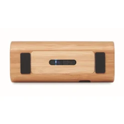 Gift Campaign Speaker wireless 5.0 cilindrico in ABS rivestito in bambù Escandi></noscript> Casse Personalizzate