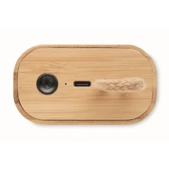 Gift Campaign Speaker wireless 5.0 in bambù ed indicazione luminosa a LED EcoMusic><noscript><img width=