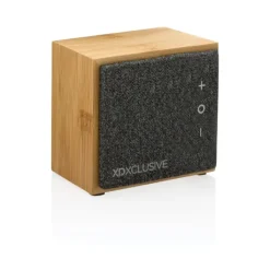 Gift Campaign Speaker wireless BT 5.1 in bambù e ABS riciclato di qualità Luxury 5W> Casse Personalizzate