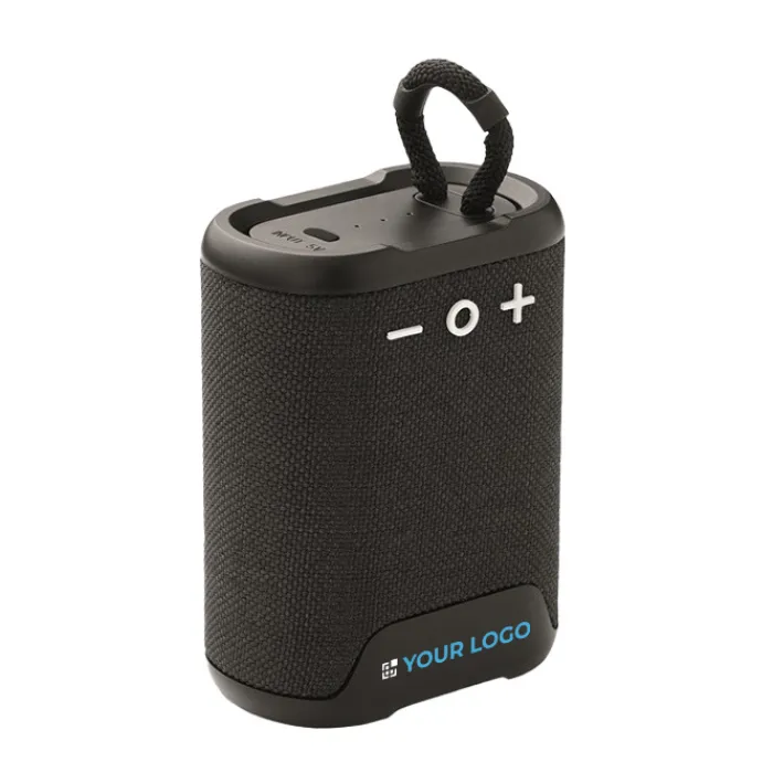 Gift Campaign Speaker wireless in AB con finitura in canapa e poliestere Grip> Casse Personalizzate