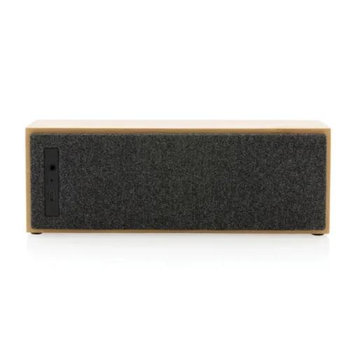 Gift Campaign Speaker wireless rettangolari in bambù e ABS riciclato Luxury 10W> Casse Personalizzate