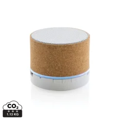 Gift Campaign Speaker wireless 3W cilindrico con BT5.1 in sughero FSC CorkTunes></noscript> Casse Personalizzate