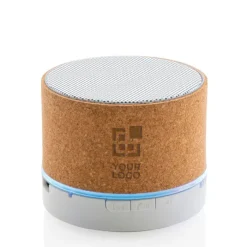Gift Campaign Speaker wireless 3W cilindrico con BT5.1 in sughero FSC CorkTunes></noscript> Casse Personalizzate