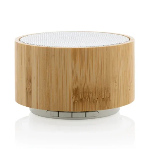 Gift Campaign Speaker wireless 3W in bambù FSC e ABS riciclato certificato EcoBamboo> Casse Personalizzate