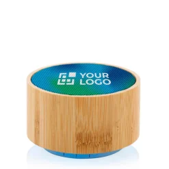 Gift Campaign Speaker wireless 3W in bambù FSC e ABS riciclato certificato EcoBamboo></noscript> Casse Personalizzate