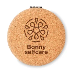 Gift Campaign Specchietti doppi personalizzati con esterno in sughero Corkstyle></noscript> Gadget Per Parrucchieri|Specchietti Da Borsa