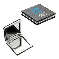 Gift Campaign Specchietto doppio da borsa quadrato con chiusura magnetica Square></noscript> Gadget Per Parrucchieri|Specchietti Da Borsa