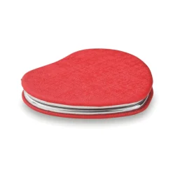 Gift Campaign Specchietto doppio tascabile a forma di cuore personalizzato Valentine> Gadget Per Parrucchieri|Specchietti Da Borsa
