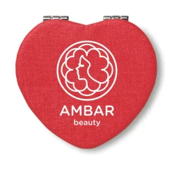 Gift Campaign Specchietto doppio tascabile a forma di cuore personalizzato Valentine></noscript> Gadget Per Parrucchieri|Specchietti Da Borsa