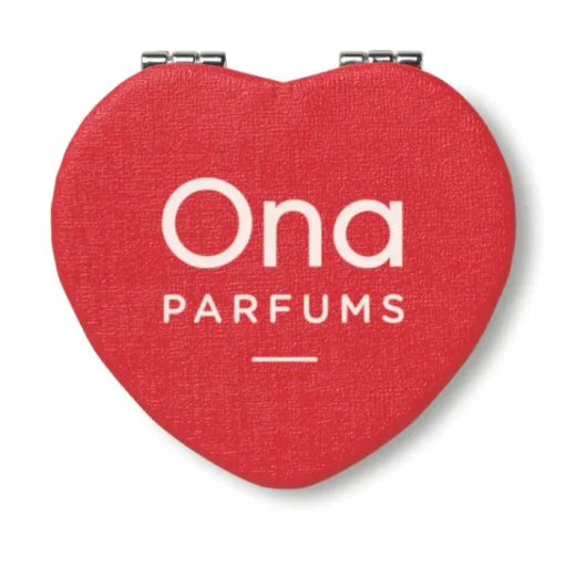 Gift Campaign Specchietto doppio tascabile a forma di cuore personalizzato Valentine> Gadget Per Parrucchieri|Specchietti Da Borsa