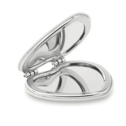 Gift Campaign Specchietto doppio tascabile a forma di cuore personalizzato Valentine> Gadget Per Parrucchieri|Specchietti Da Borsa