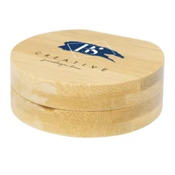 Gift Campaign Specchietto tascabile compatto in bambù da personalizzare Bamboo> Gadget Per Parrucchieri|Specchietti Da Borsa