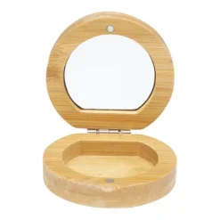 Gift Campaign Specchietto tascabile compatto in bambù da personalizzare Bamboo> Gadget Per Parrucchieri|Specchietti Da Borsa