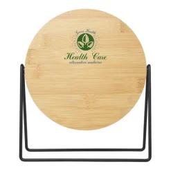Gift Campaign Specchio da tavolo con rotazione di 360º personalizzabile Bamboo> Gadget Per Parrucchieri