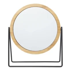 Gift Campaign Specchio da tavolo con rotazione di 360º personalizzabile Bamboo> Gadget Per Parrucchieri