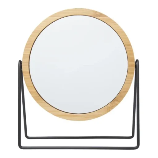 Gift Campaign Specchio da tavolo con rotazione di 360º personalizzabile Bamboo> Gadget Per Parrucchieri