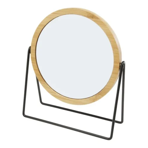 Gift Campaign Specchio da tavolo con rotazione di 360º personalizzabile Bamboo> Gadget Per Parrucchieri