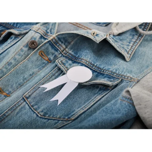Gift Campaign Spilla con coccarda disponibile in vari colori> Gadget Per Eventi Sportivi