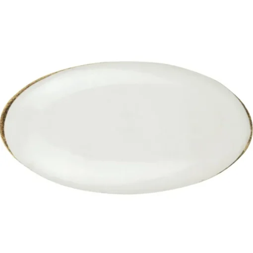 Gift Campaign Spille da personalizzare ovali in metallo dorato 20x12mm> Spille