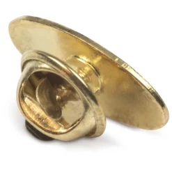 Gift Campaign Spille da personalizzare ovali in metallo dorato 20x12mm></noscript> Spille
