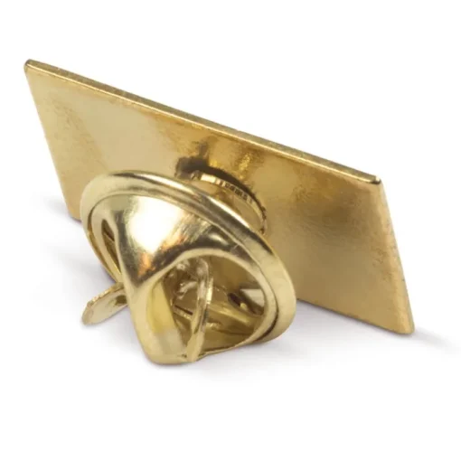 Gift Campaign Spille pubblicitarie in metallo con chiusura a farfalla 19x13mm> Spille