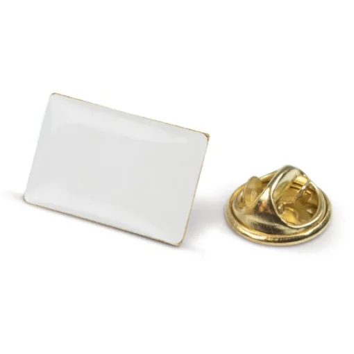 Gift Campaign Spille pubblicitarie in metallo con chiusura a farfalla 19x13mm> Spille