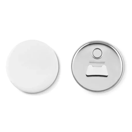 Gift Campaign Spilletta promozionale con apribottiglie e calamita Ø60mm PinCap> Spille