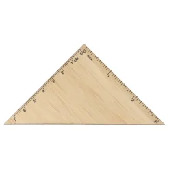 Gift Campaign Squadra in bambù personalizzabile per disegno o geometria> Gadget Per L'Ufficio