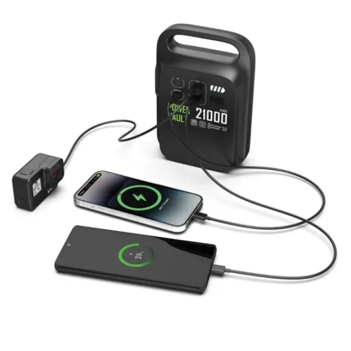 Gift Campaign Stazione di ricarica portatile di carica per dispositivi 21.000 mAh> Power Bank Personalizzati