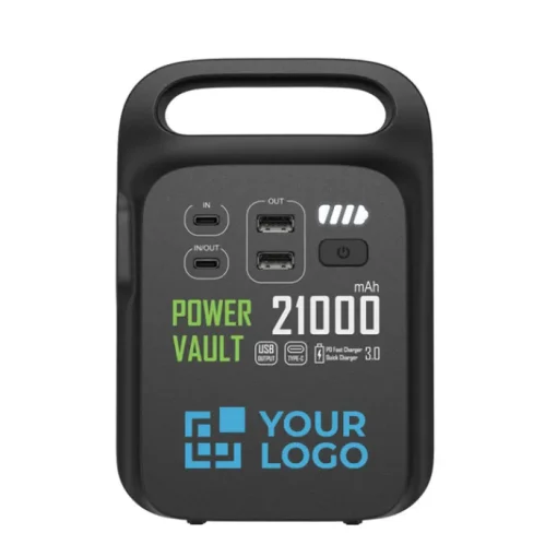 Gift Campaign Stazione di ricarica portatile di carica per dispositivi 21.000 mAh> Power Bank Personalizzati