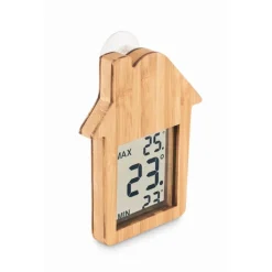 Gift Campaign Stazione meteo a forma di casa in bamboo ventosa batteria inclusa Home> Altri Gadget Pubblicitari
