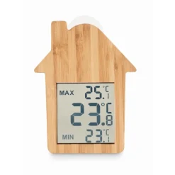 Gift Campaign Stazione meteo a forma di casa in bamboo ventosa batteria inclusa Home> Altri Gadget Pubblicitari