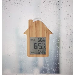 Gift Campaign Stazione meteo a forma di casa in bamboo ventosa batteria inclusa Home></noscript> Altri Gadget Pubblicitari
