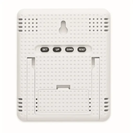 Gift Campaign Stazione meteo con logo schermo LCD frontale in bamboo Suncity> Altri Gadget Pubblicitari|Gadget Per L'Ufficio
