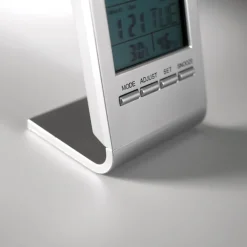 Gift Campaign Stazione meteo con logo schermo LCD blu con ora data sveglia Clearsky></noscript> Altri Gadget Pubblicitari