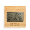 Gift Campaign Stazione meteo ecologica con orologio temperatura e calendario Bamboo> Altri Gadget Pubblicitari