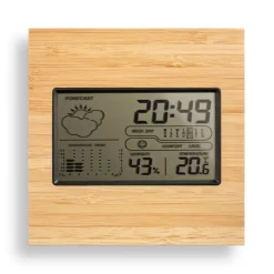 Gift Campaign Stazione meteo ecologica con orologio temperatura e calendario Bamboo></noscript> Altri Gadget Pubblicitari