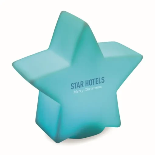 Gift Campaign Stella luminosa personalizzabile di plastica per decorare Star> Gadget Natalizi